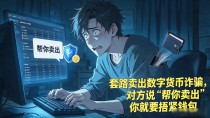 套路卖出数字货币诈骗,对方说"帮你卖出"你就要捂紧钱包
