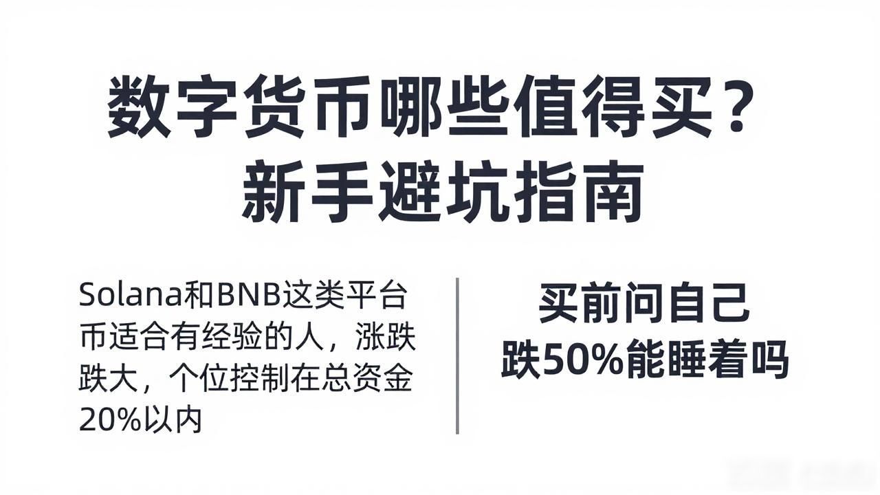 数字货币哪些值得买?新手避坑指南