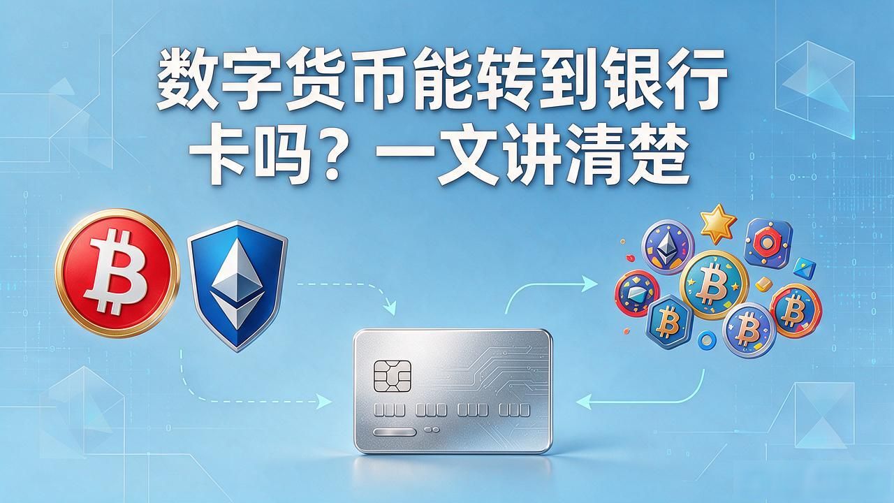 数字货币能转到银行卡吗?一文讲清楚