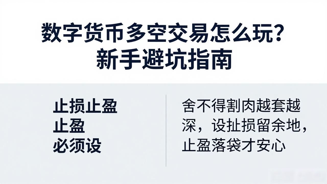 数字货币多空交易怎么玩?新手避坑指南