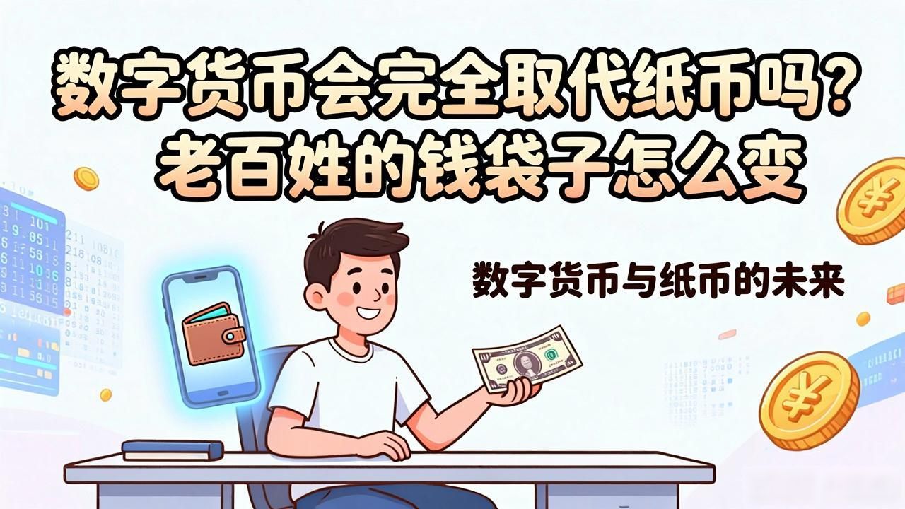 数字货币会完全取代纸币吗?老百姓的钱袋子怎么变