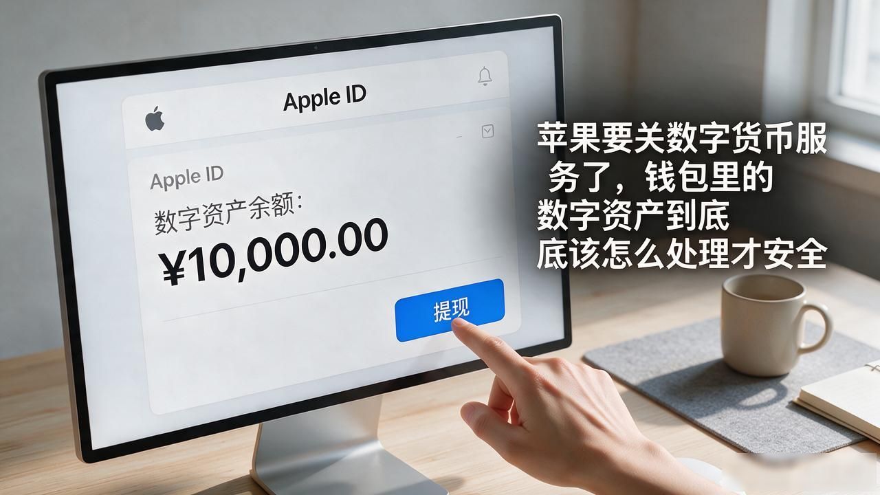 苹果要关数字货币服务了,钱包里的数字资产到底该怎么处理才安全