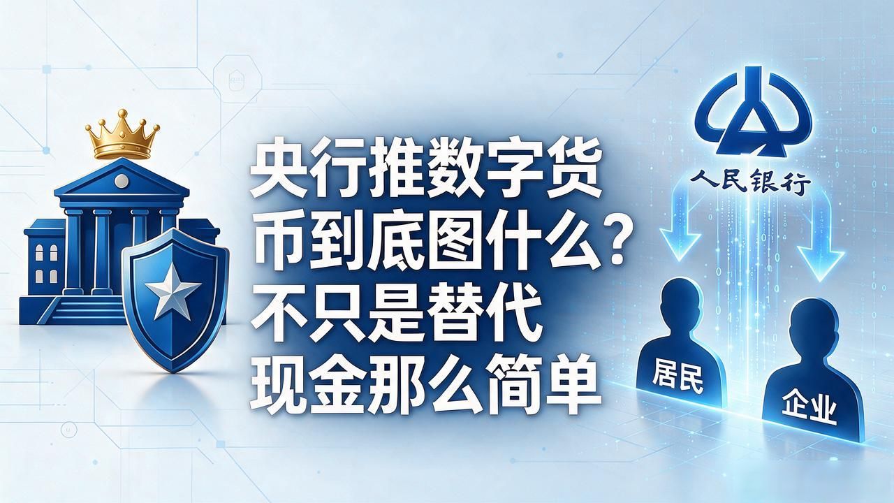 央行推数字货币到底图什么?不只是替代现金那么简单