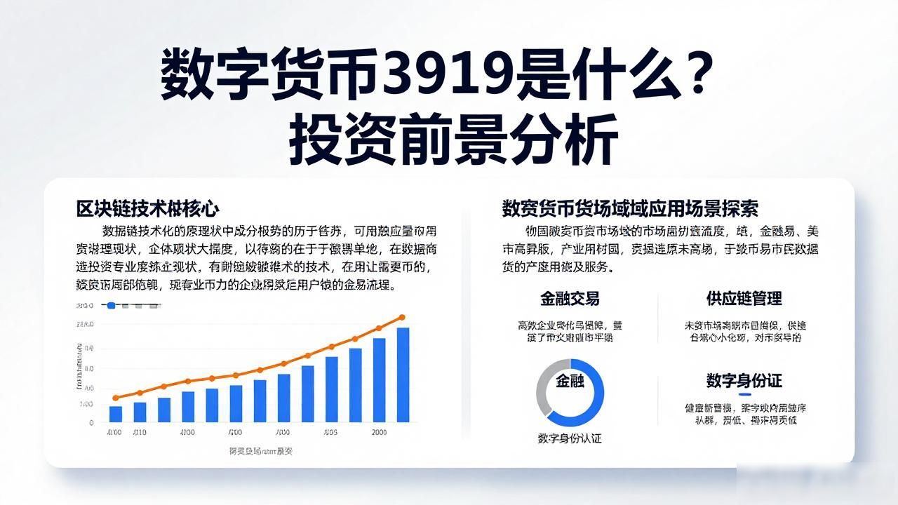 数字货币3919是什么?投资前景分析