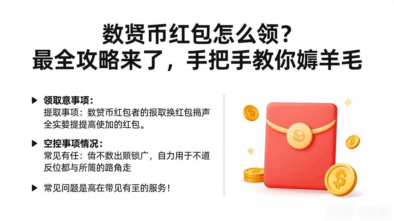 数字货币红包怎么领?最全攻略来了,手把手教你薅羊毛