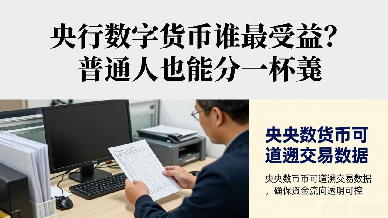 央行数字货币谁最受益?普通人也能分一杯羹