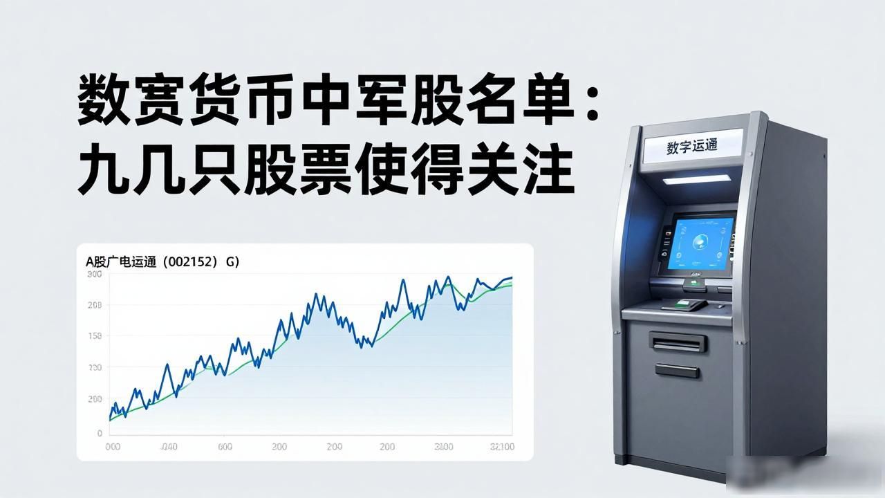 数字货币中军股名单:这几只股票值得关注