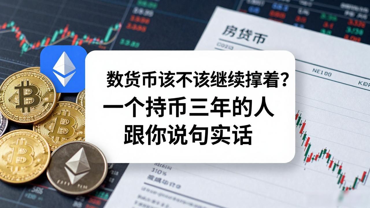 数字货币该不该继续拿着?一个持币三年的人跟你说句实话