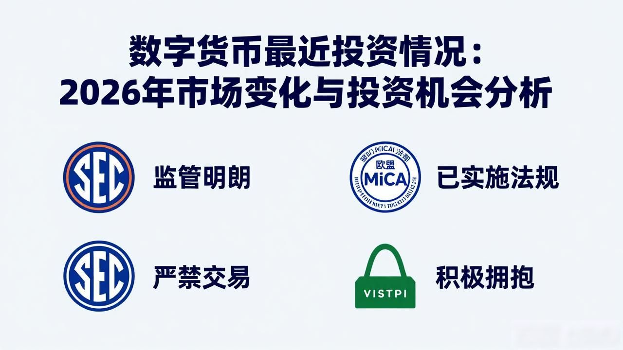 数字货币最近投资情况:2026年市场变化与投资机会分析