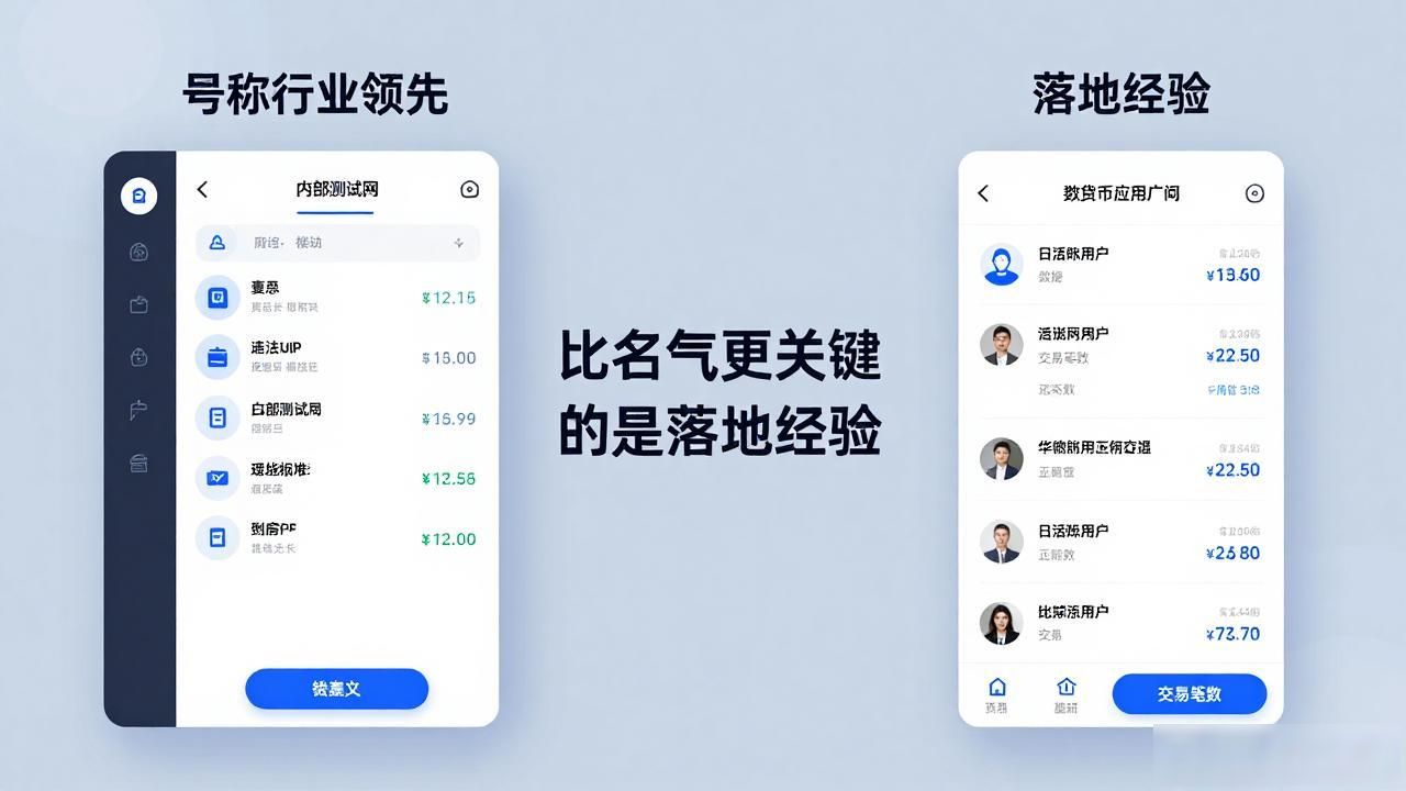 找数字货币应用厂商,光看名气可不行
