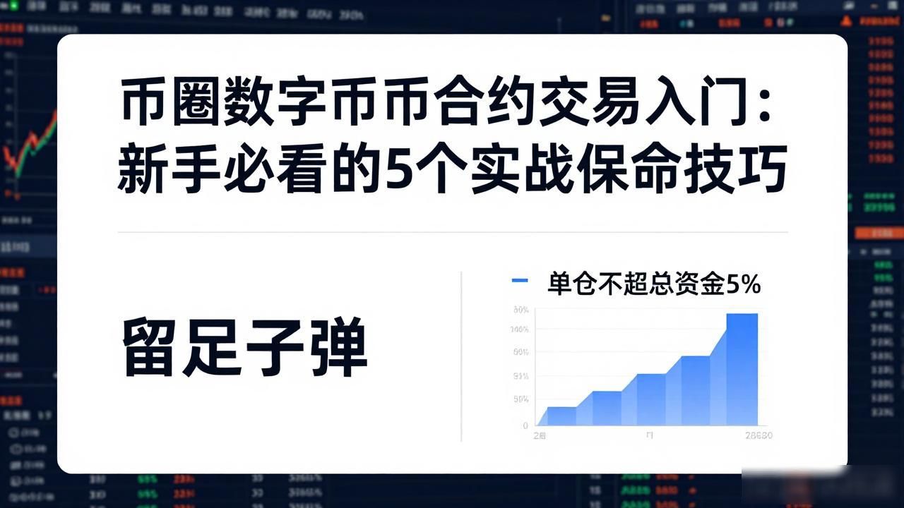 币圈数字货币合约交易入门:新手必看的5个实战保命技巧