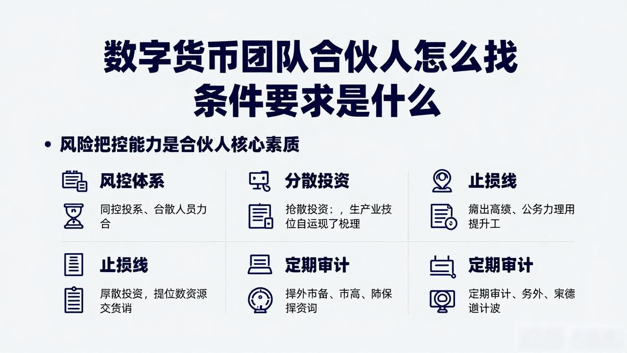 数字货币团队合伙人怎么找 条件要求是什么