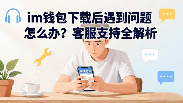 im钱包下载后遇到问题怎么办?客服支持全解析