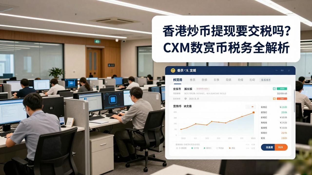 香港炒币提现要交税吗?CXM数字货币税务全解析