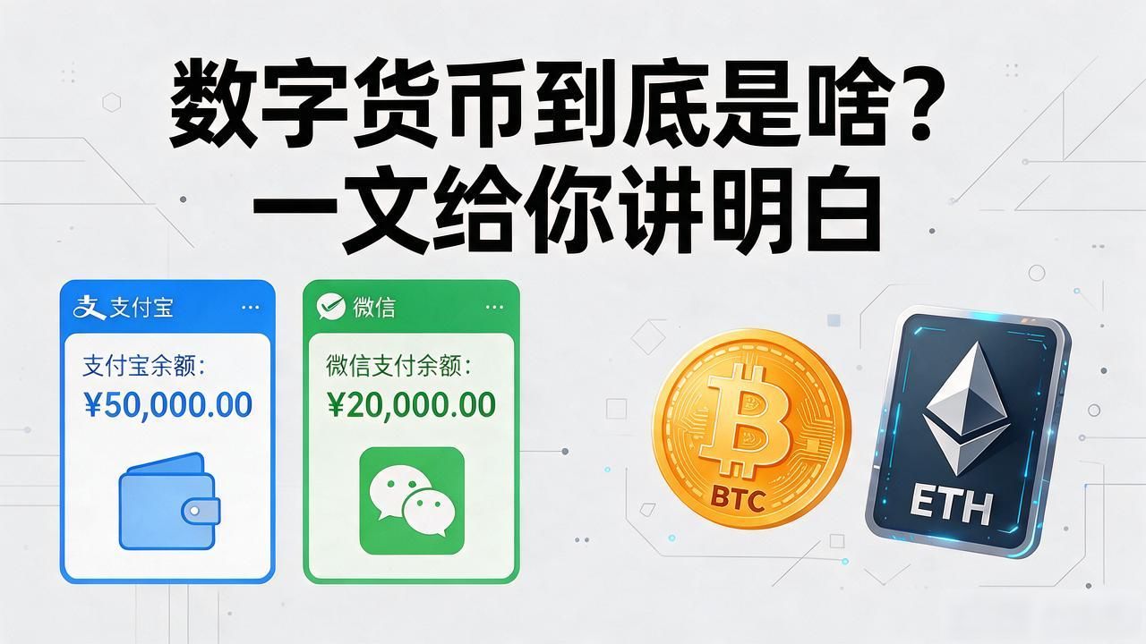 数字货币到底是啥?一文给你讲明白