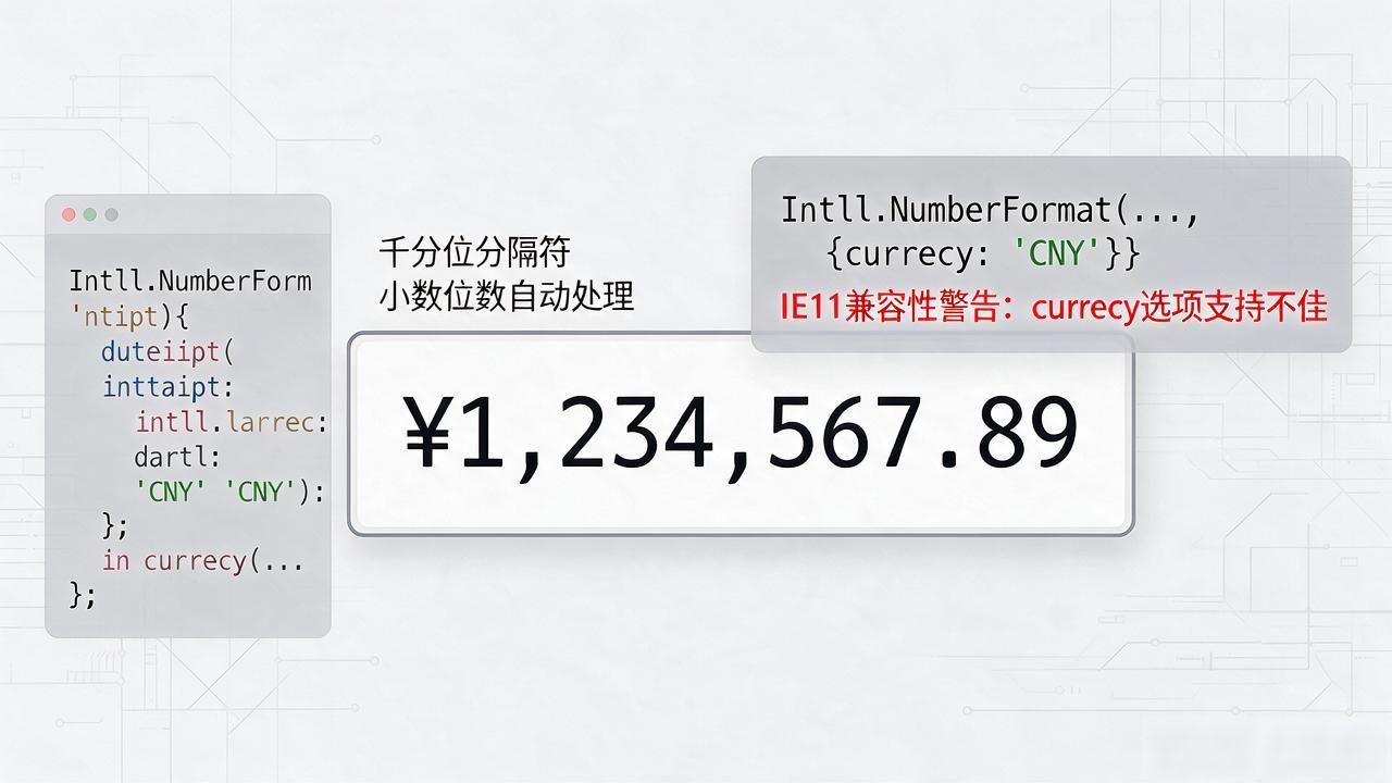 js数字转货币格式怎么写?toLocaleString、正则、边界全说清