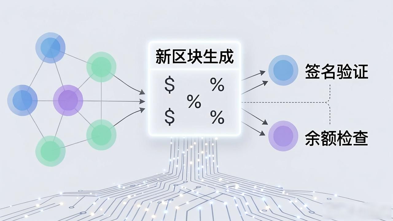 区块链到底怎么跑?看懂这4步就够了