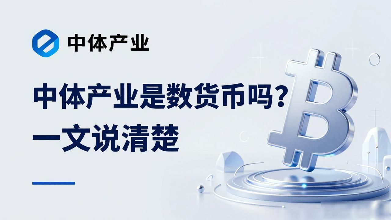 中体产业是数字货币吗?一文说清楚