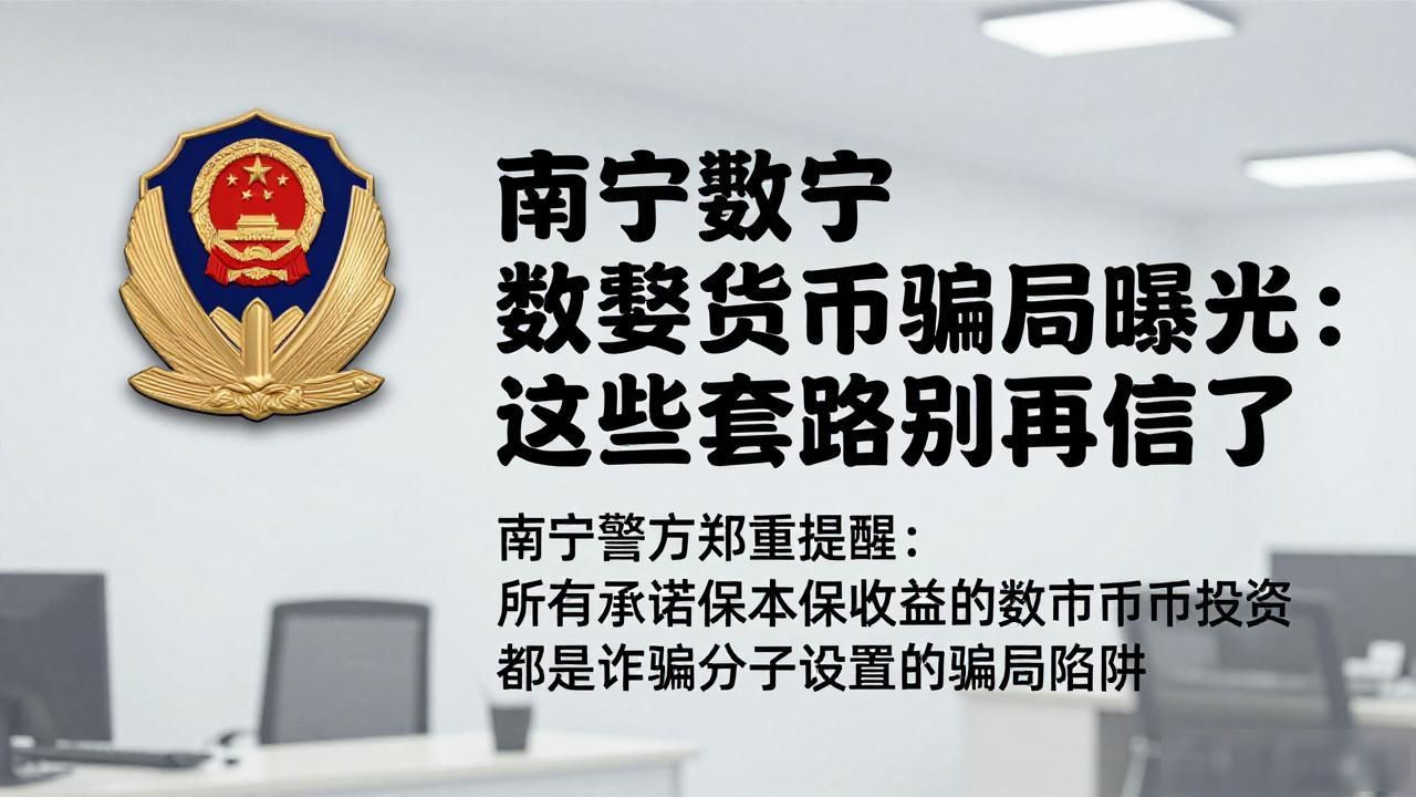 南宁数字货币骗局曝光:这些套路别再信了
