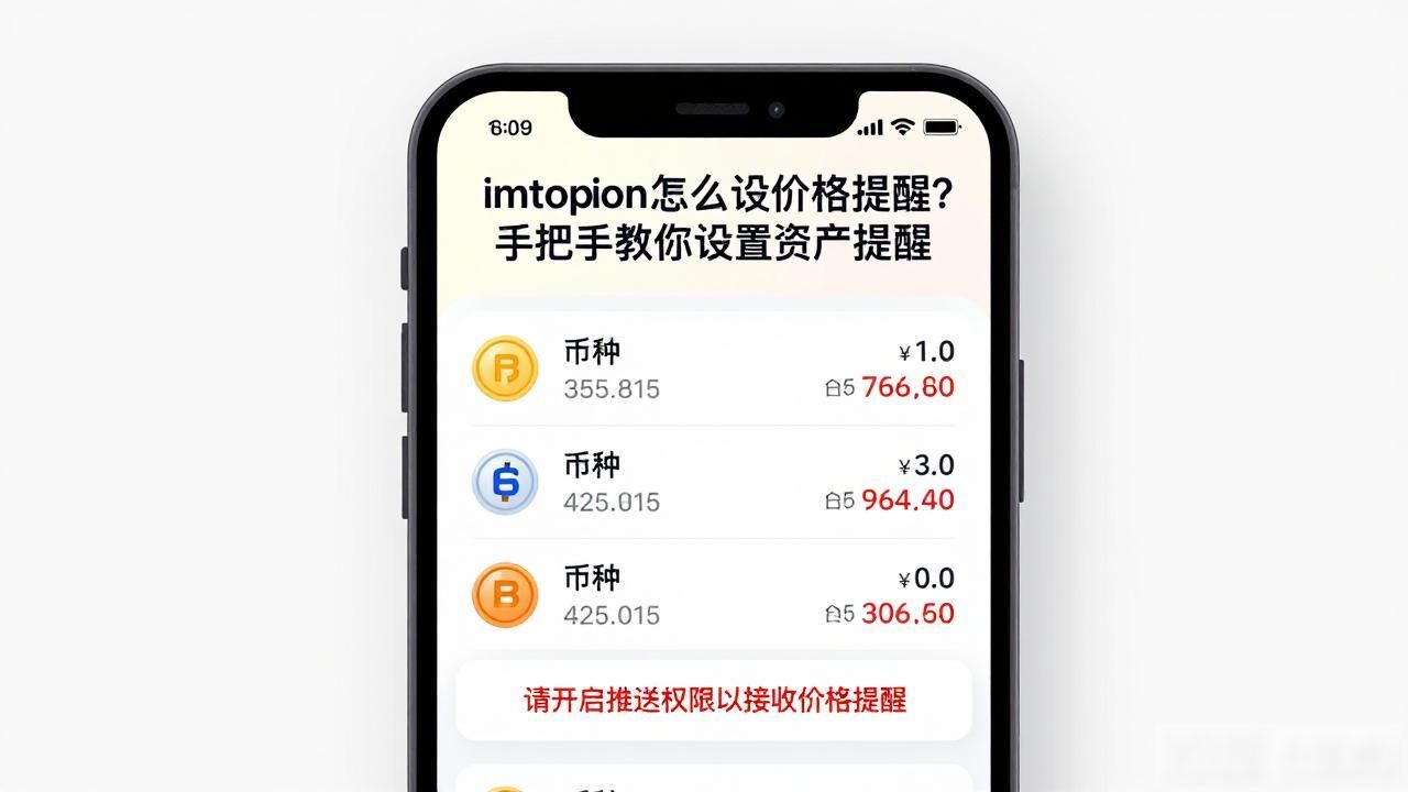 imtoken怎么设价格提醒?手把手教你设置资产提醒