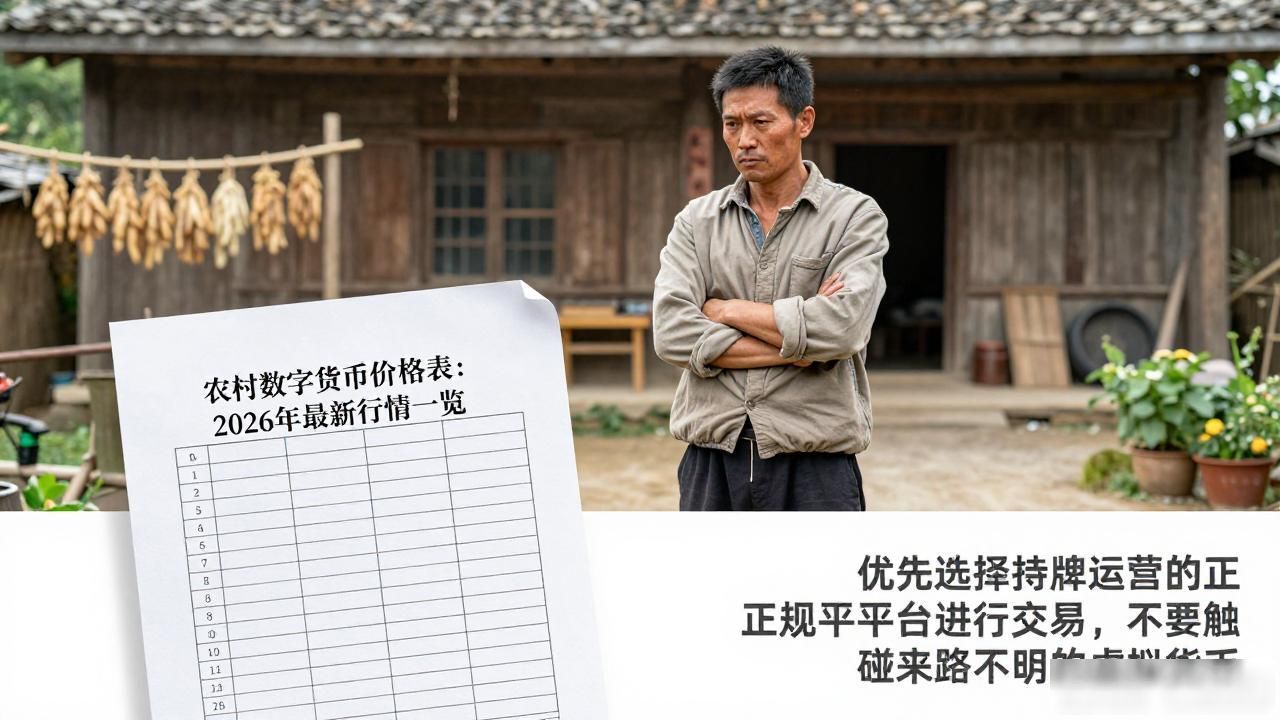 农村数字货币价格表:2026年最新行情一览
