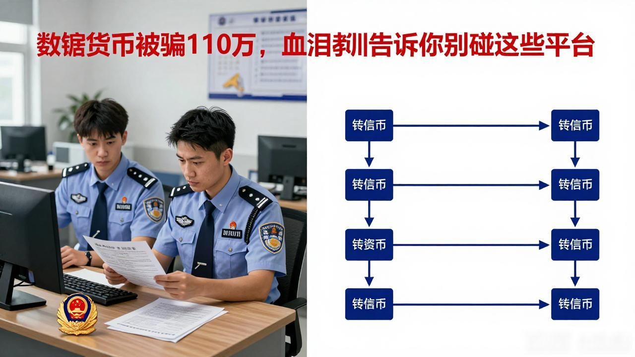 数字货币被骗110万,血泪教训告诉你别碰这些"平台"