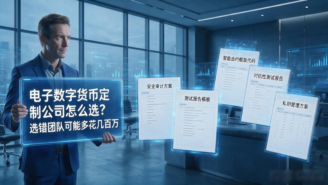 电子数字货币定制公司怎么选?选错团队可能多花几百万