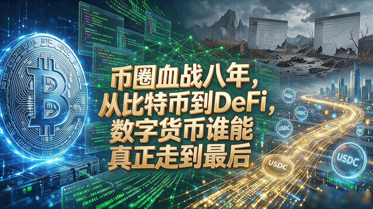 币圈血战八年,从比特币到DeFi,数字货币谁能真正走到最后