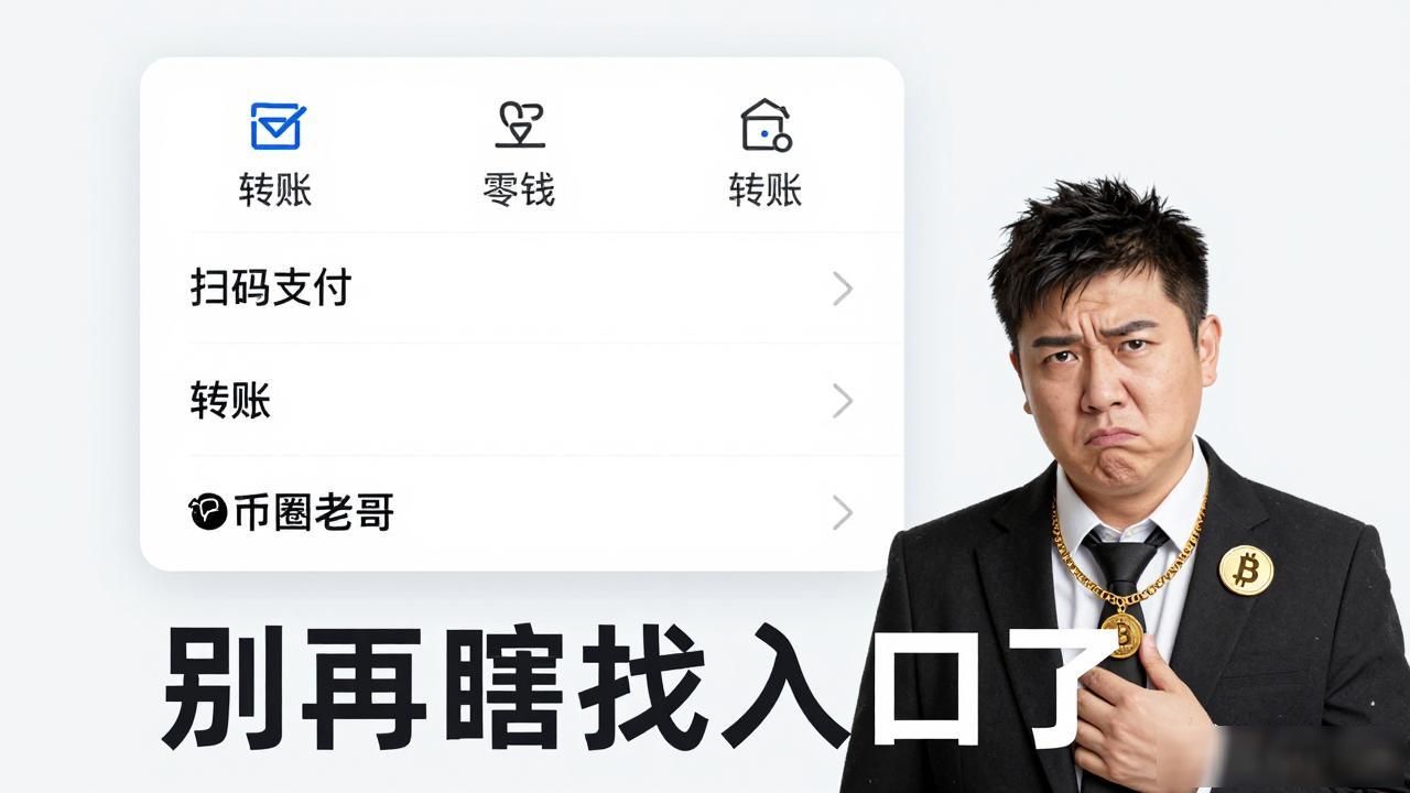 微信对数字货币的关,币圈老哥把话说明白,别再瞎找入口了