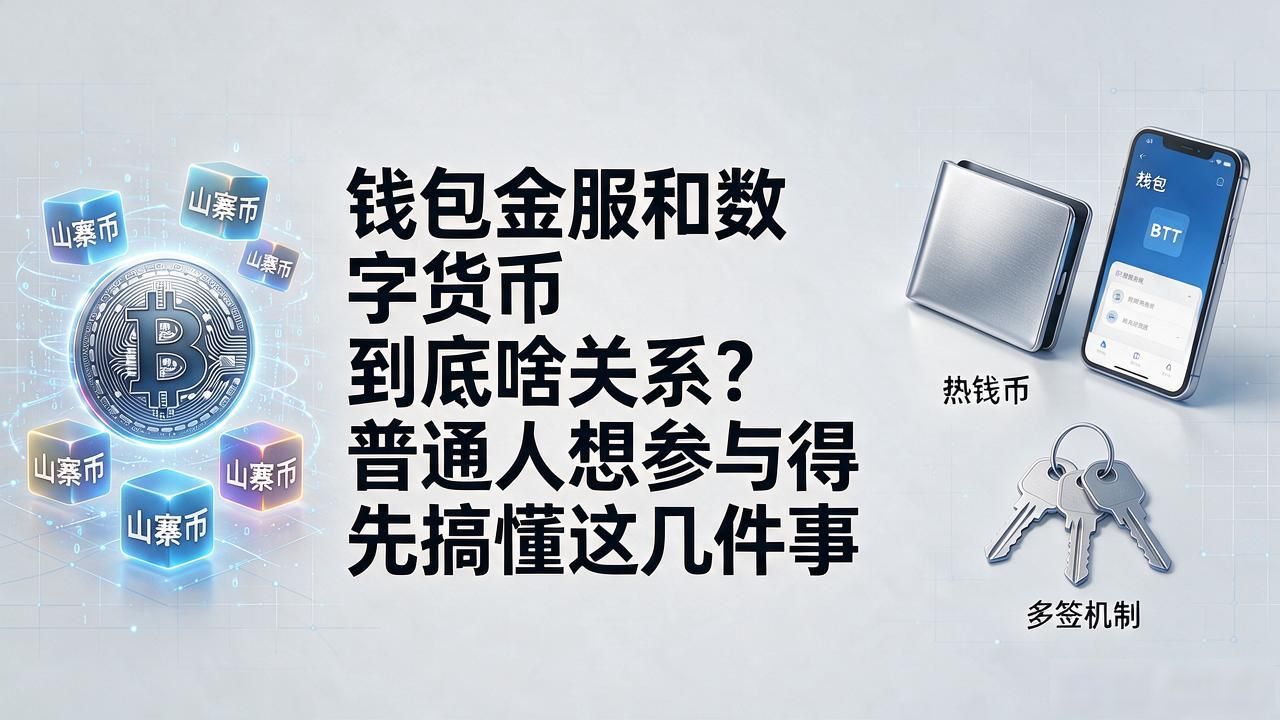 钱包金服和数字货币到底啥关系?普通人想参与得先搞懂这几件事