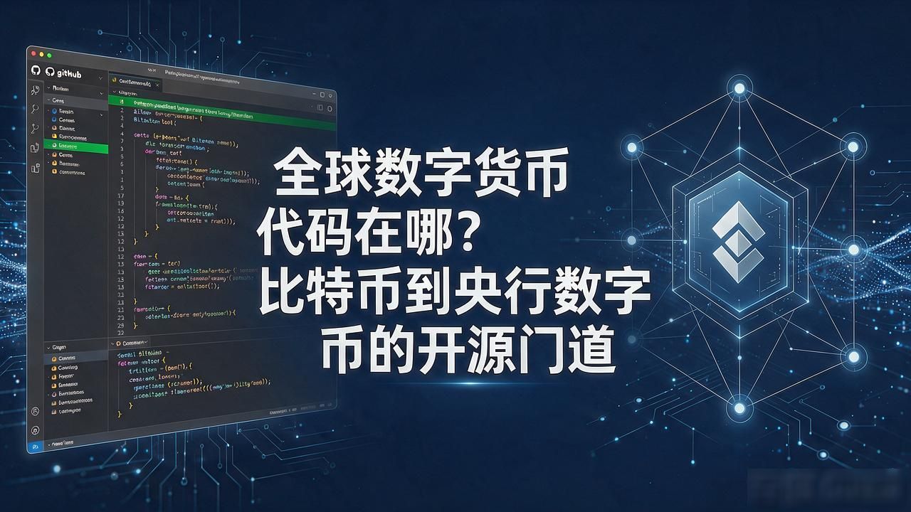 全球数字货币代码在哪?比特币到央行数字币的开源门道