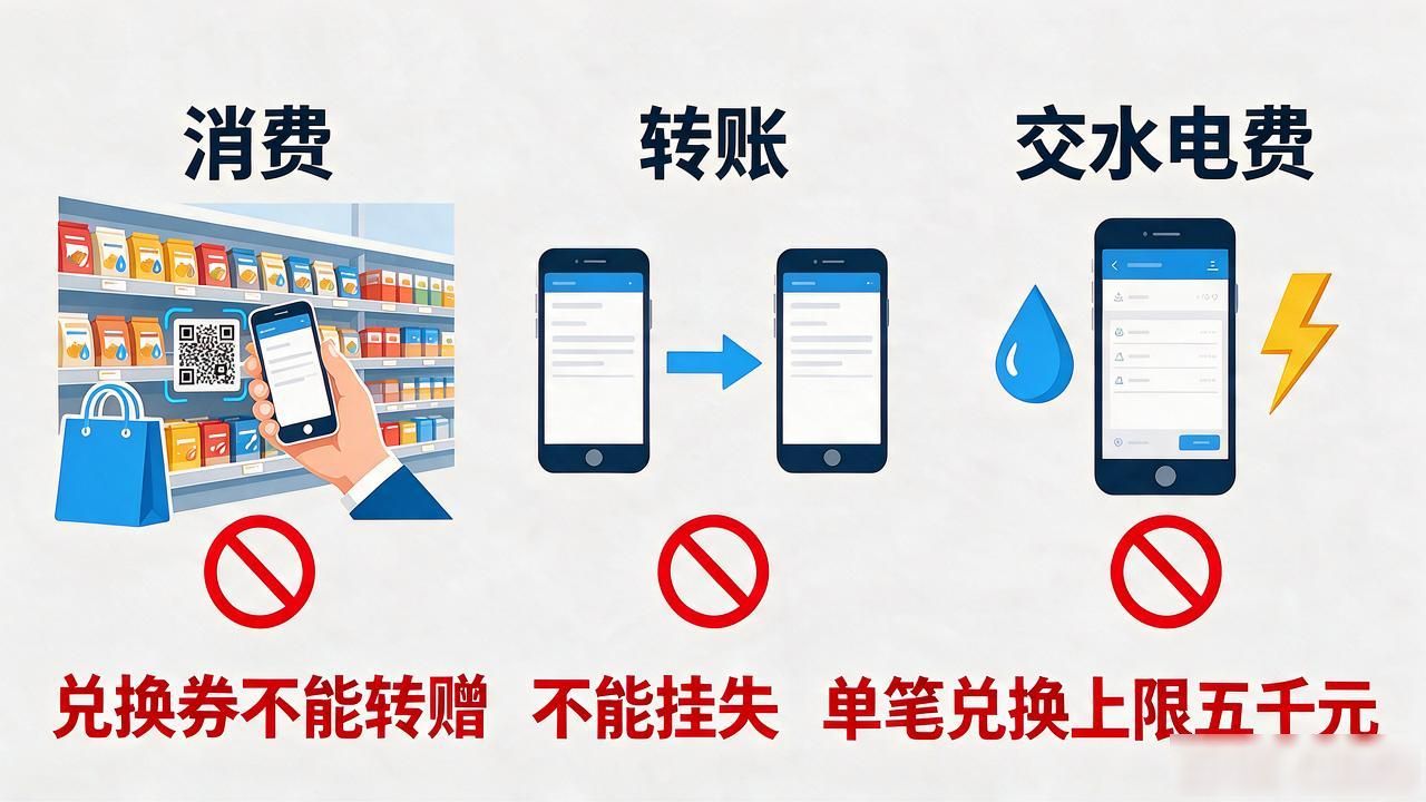 央行数字货币兑换券怎么领、怎么花、有啥限制,看完这篇就全搞懂
