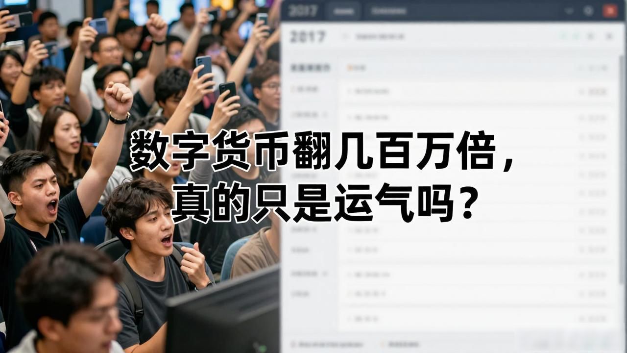 数字货币翻几百万倍,真的只是运气吗?