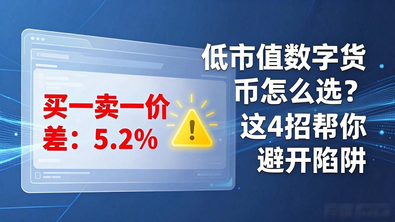 低市值数字货币怎么选?这4招帮你避开陷阱