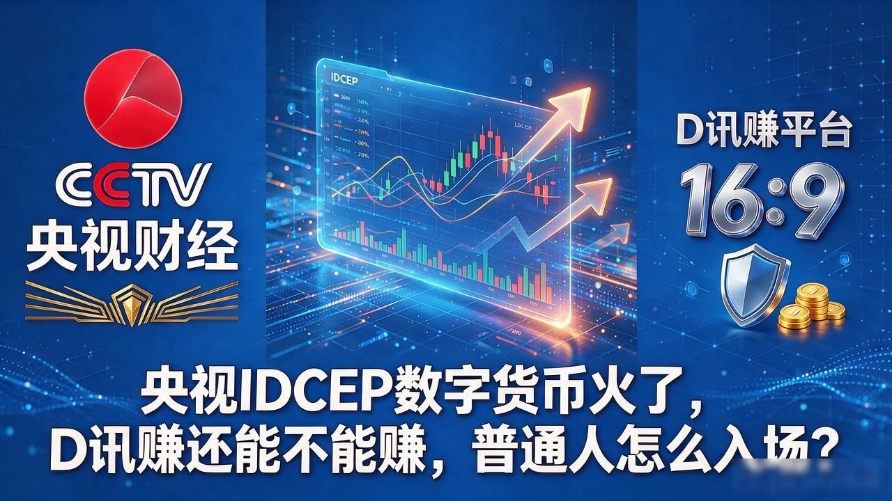 央视IDCEP数字货币火了,D讯赚还能不能赚,普通人怎么入场
