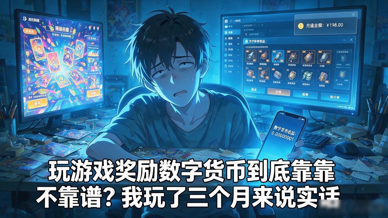 玩游戏奖励数字货币到底靠不靠谱?我玩了三个月来说实话