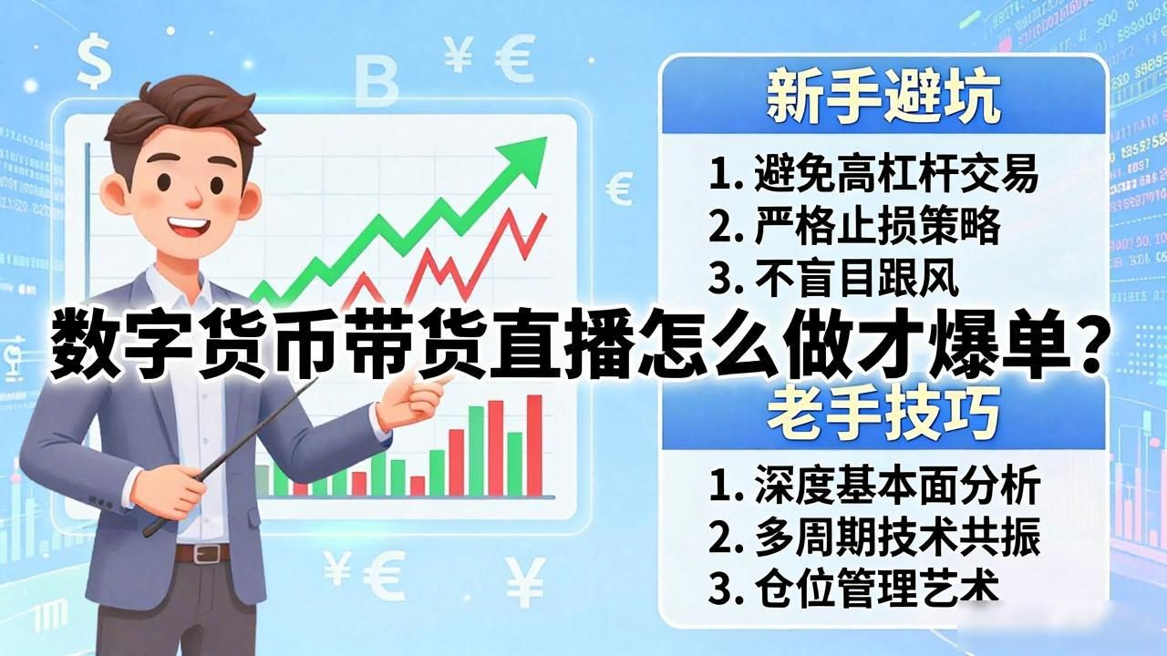 数字货币带货直播怎么做才爆单?