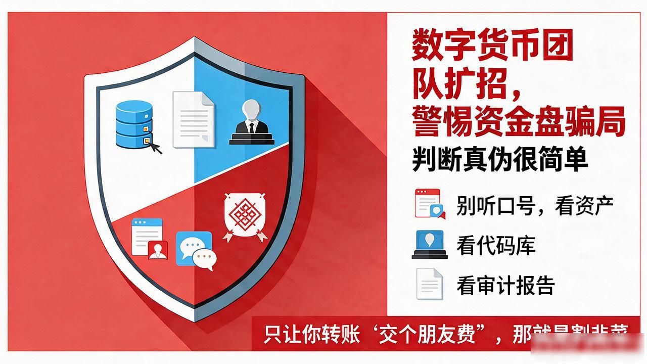 数字货币团队扩招,警惕资金盘骗局