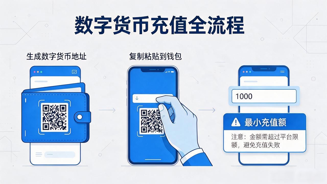 数字货币充值全流程图解