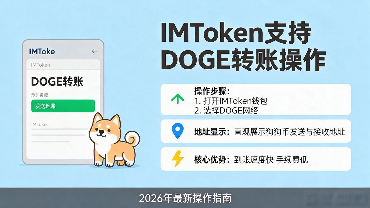 IMToken 支持 DOGE 吗?2026 年最新狗狗币钱包操作全解
