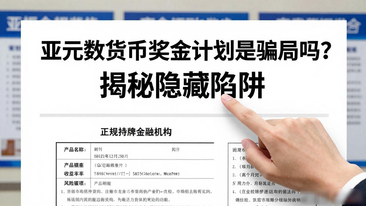 亚元数字货币奖金计划是骗局吗?揭秘隐藏陷阱