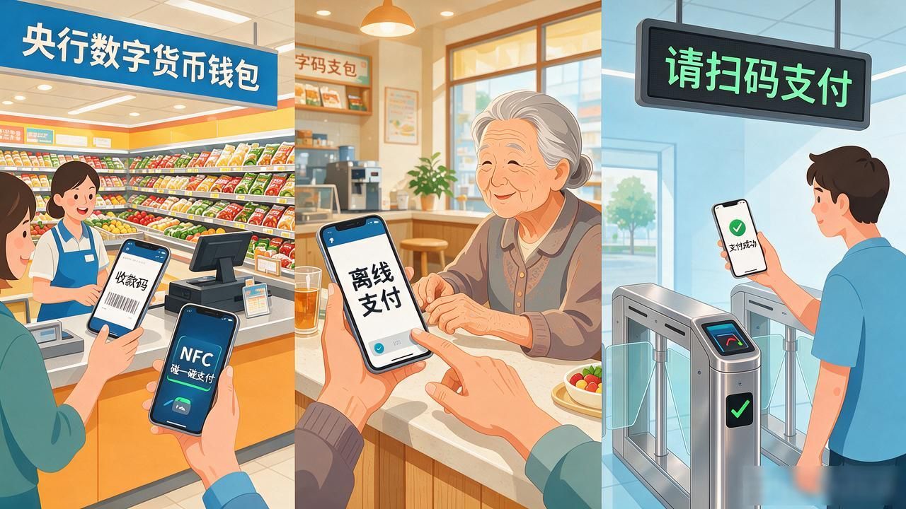 央行数字货币怎么花?三步搞定日常支付