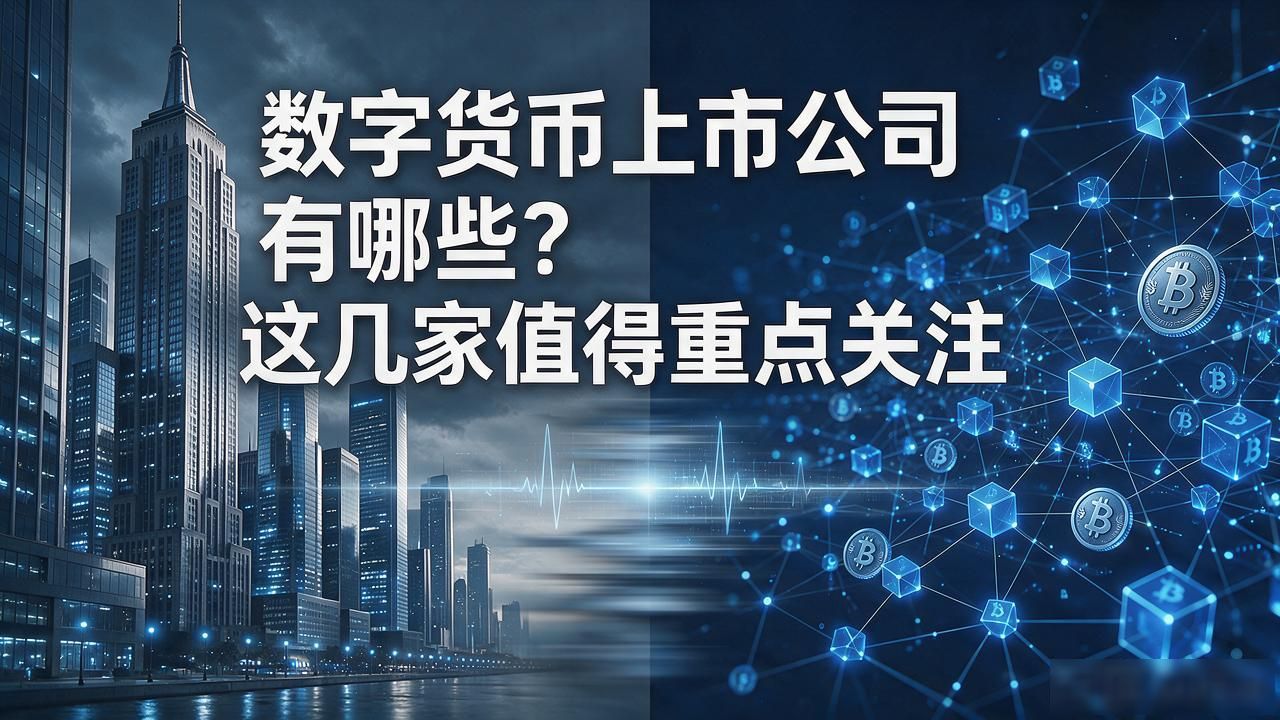 数字货币上市公司有哪些?这几家值得重点关注