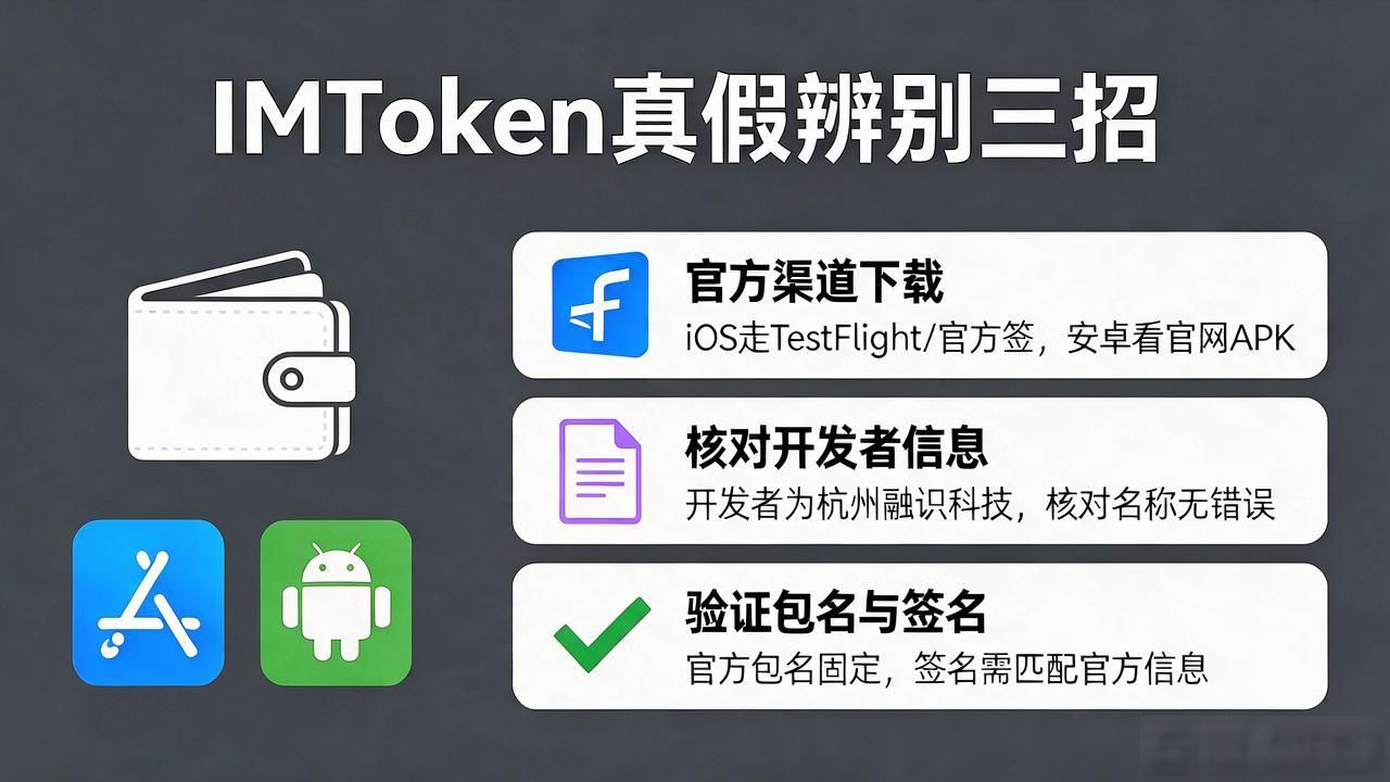 imtoken怎么辨别真假?老用户教你三招避开仿冒钱包