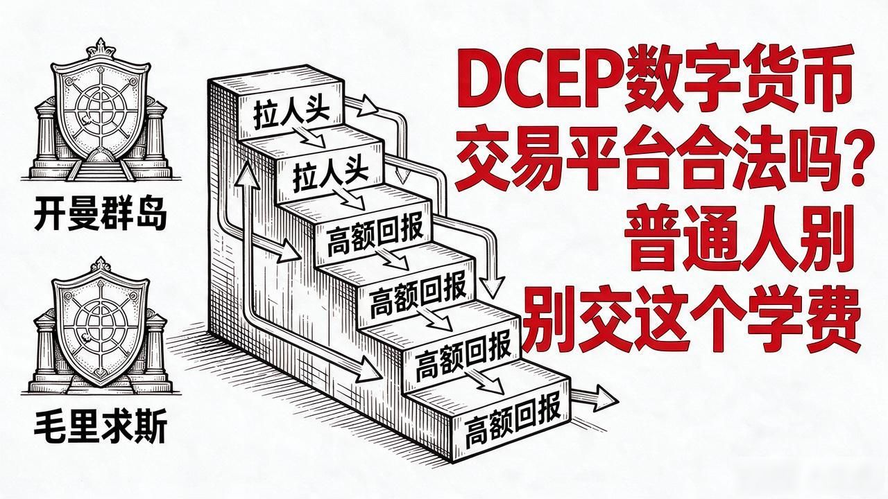 DCEP数字货币交易平台合法吗?普通人别交这个学费
