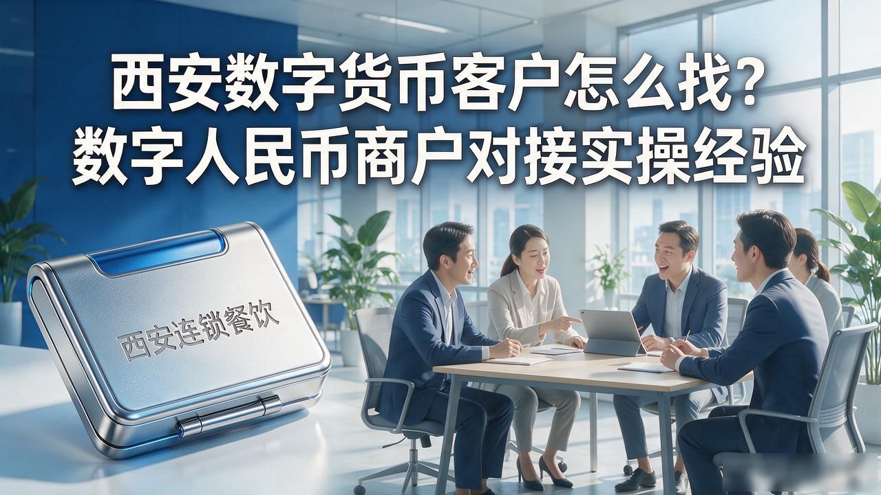 西安数字货币客户怎么找?数字人民币商户对接实操经验