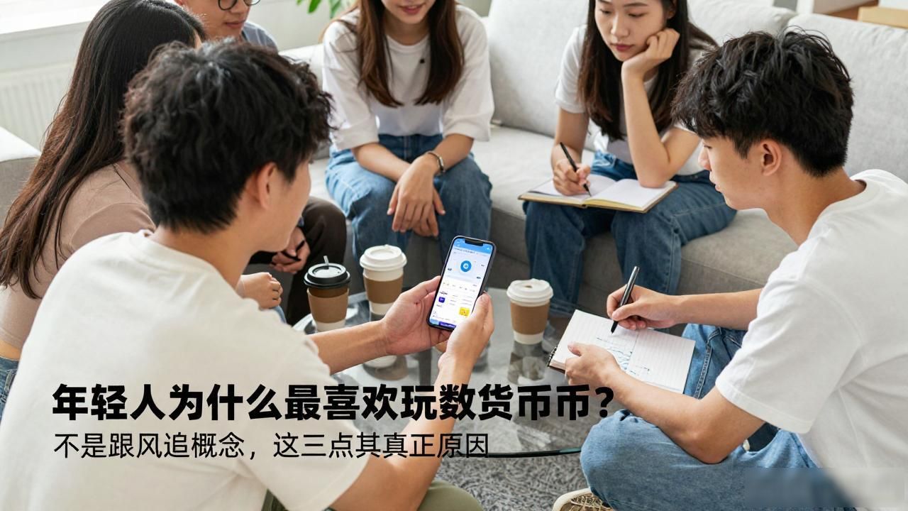 年轻人为什么最喜欢玩数字货币?不是跟风追概念,这三点才是真正原因