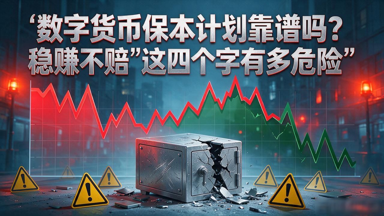 数字货币保本计划靠谱吗?"稳赚不赔"这四个字有多危险
