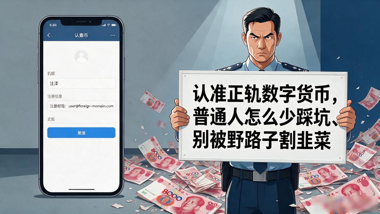 认准正轨数字货币,普通人怎么少踩坑、别被野路子割韭菜