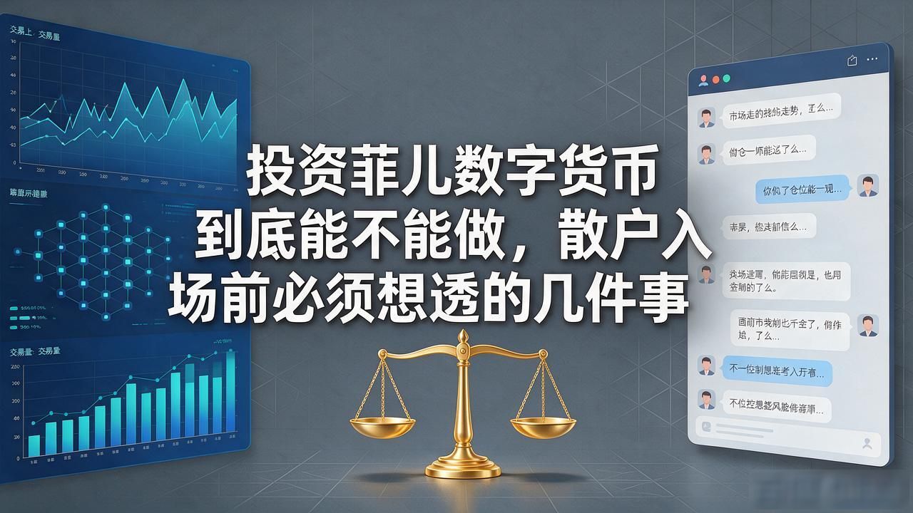 投资菲儿数字货币到底能不能做,散户入场前必须想透的几件事